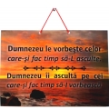 Poster A4, Dumnezeu le vorbeste celor care...